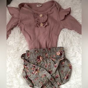 Boho Two Piece Set Size 3-6M